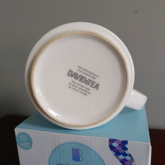David'sTEA Stackable Mermaid Mug and Tea Infuser - Picture 7 of 9